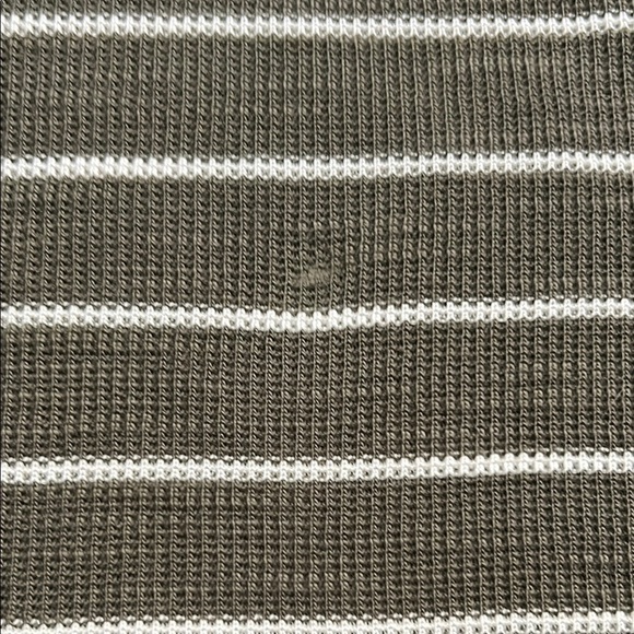 Vince Men’s Green and White Long Sleeve Tee, Size - Picture 9 of 12